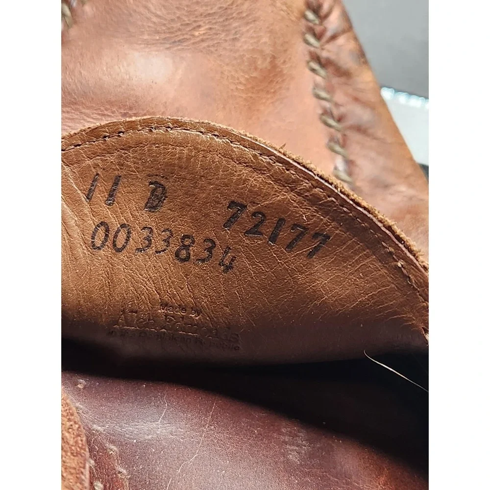 Vintage Allen Edmonds Shoes Mens Size 11‎ Leather Slip On Loafers El Paso